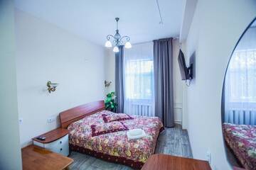 Фото номера Стандартный двухместный номер с 1 кроватью Отель Europa Hotel г. Уральск 17