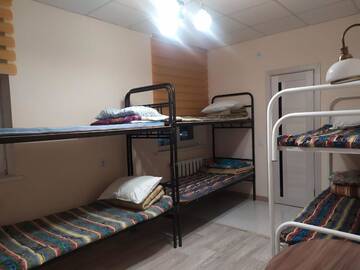 Фото номера Общий шестиместный номер для мужчин и женщин Отель Europa Hotel г. Уральск 3